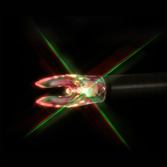 Nockturnal Universal Fit Lighted Nock (Red and Green)