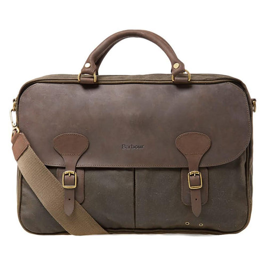 Wax Leather Briefcase