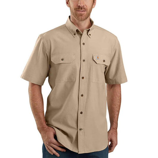 MENS LOOSE FIT MW CHAMBRAY S/S SHIRT