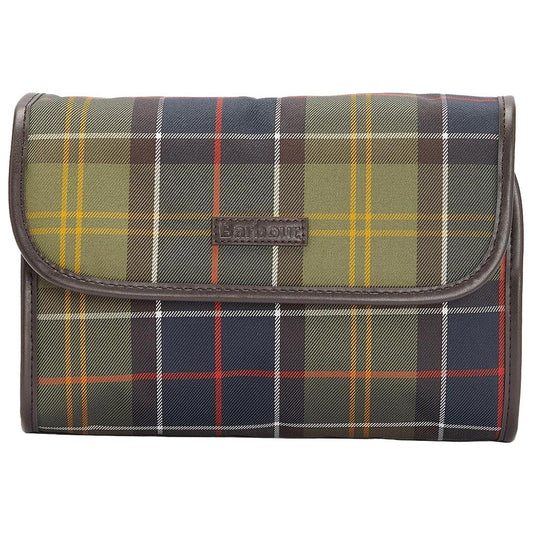 TARTAN HANGING WASHBAG