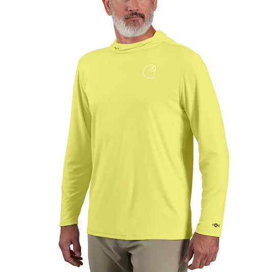 MENS FORCE SUN Defender LW LS Hooded GRAPHIC Tee