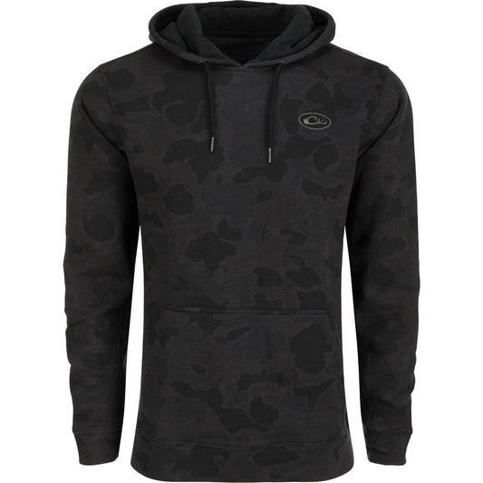 THE THREE END CAMO HOODIE