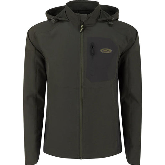 RAIN BRAKE LTWT SOLID SOFTSHELL JACKET