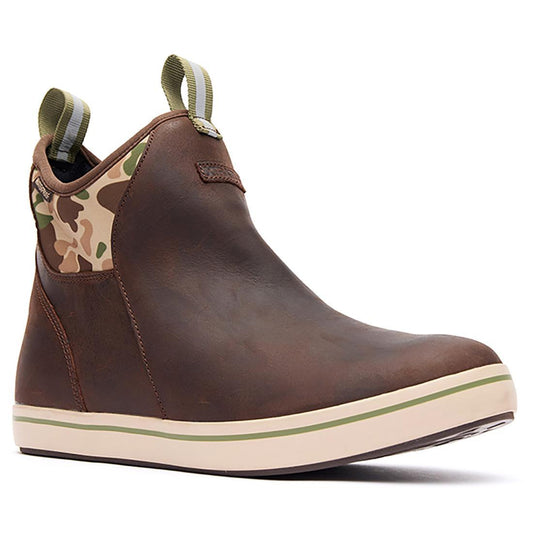 6 LEATHER ANKLE DECK BOOT