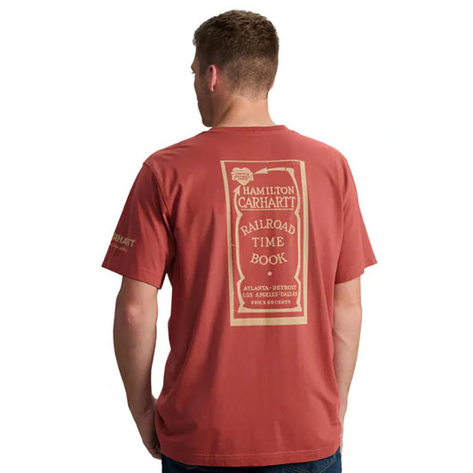 MENS RELAXED FIT LW SS Railroad GRAPHIC TEE