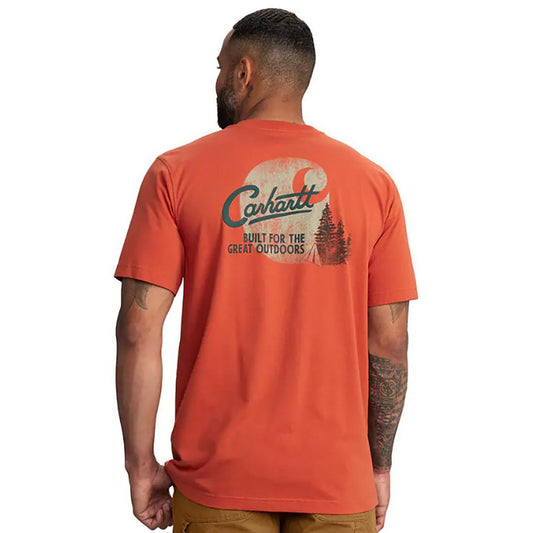 MENS RELAXED FIT LW SS CAMP GRAPHIC TEE