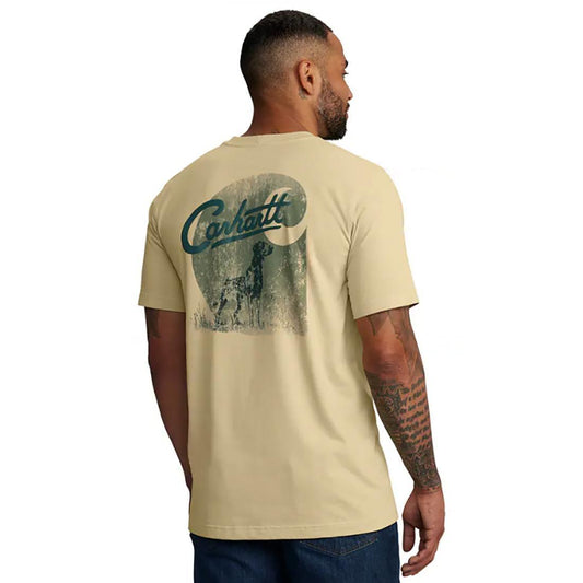 MENS RELAXED FIT LW SS DOG GRAPHIC TEE
