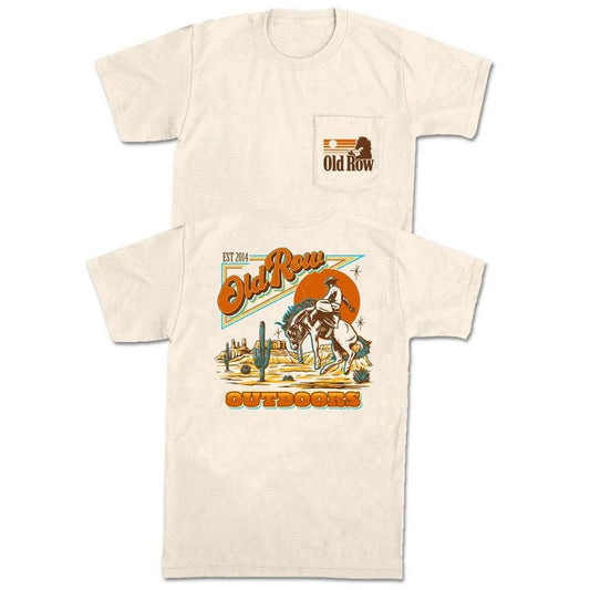 OUTDOORS COWBOY BANQUET POCKET TEE