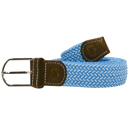 The Newport Two Toned Woven Stretch Belt
