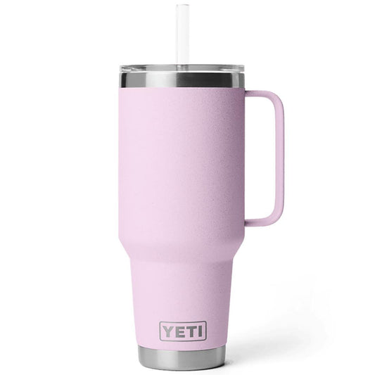 RAMBLER 42OZ STRAW MUG CHERRY BLOSSOM