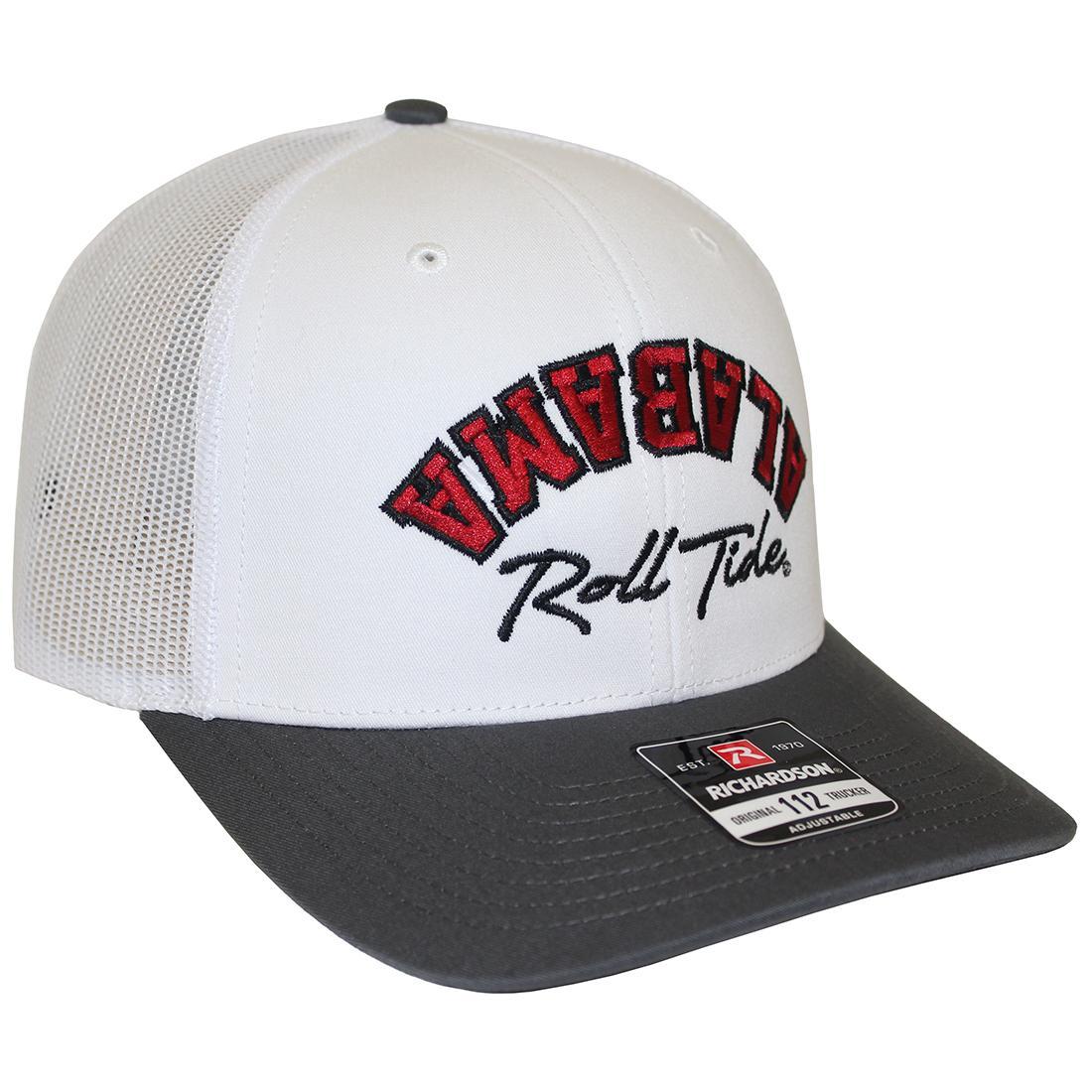 UPSIDE DOWN ALABAMA TRUCKER HAT EMB 112