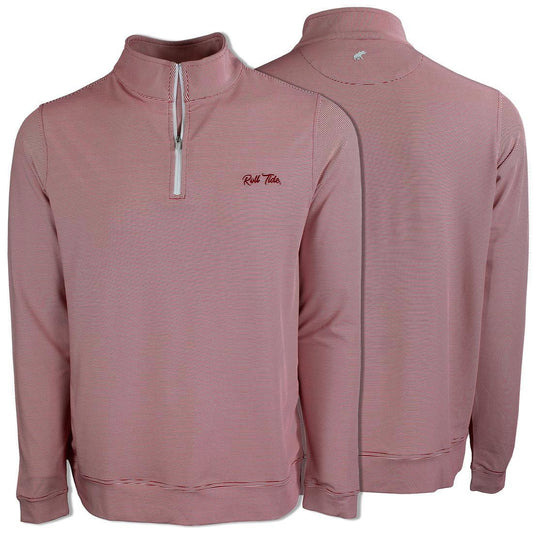 FRONT NINE 1/4 ZIP ROLL TIDE STRIPED