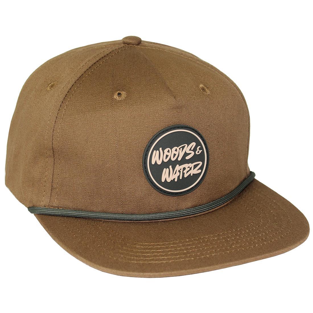 WOODS N WATER CIRCLE RUBBER PATCH HAT
