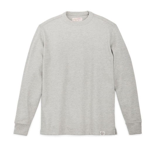 WAFFLE KNIT THERMAL CREWNECK