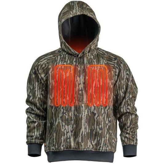 Mens BLX Mossy Oak Heated Pullover Hoodie