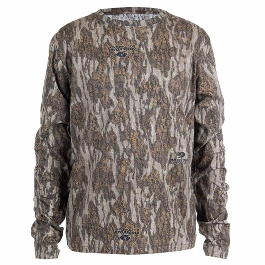 YOUTH BEAR CAVE L/S CAMO TEE