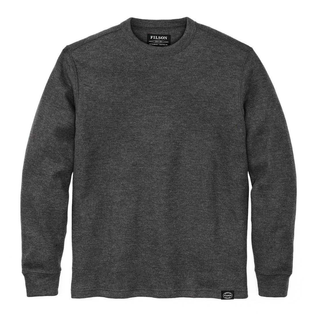 Mens Waffle Knit Thermal Crewneck