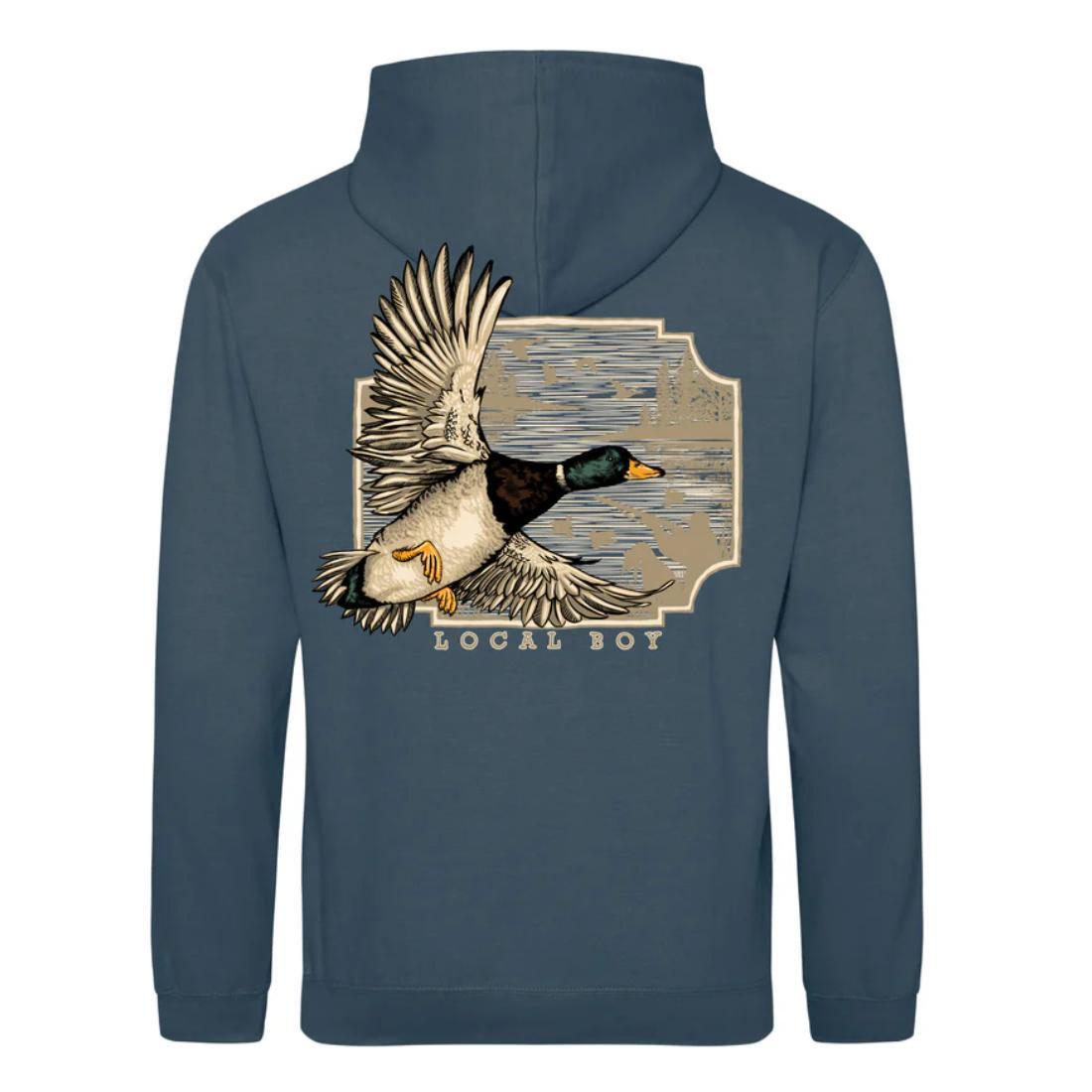Mens Brushwood Hoodie Greenhead Flight