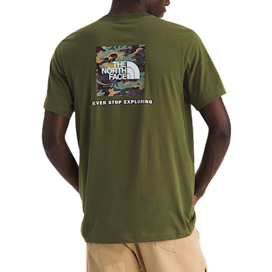 Mens Evolution Box Camo Fill ShortSleeve TeeGraphic