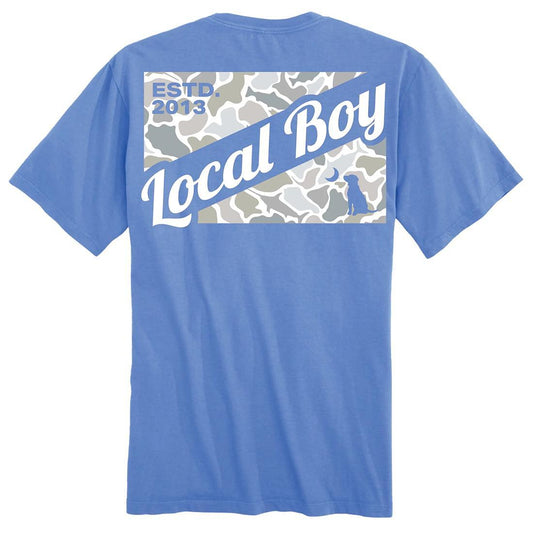 YOUTH CAMO FLAG SALTWATER SS TEE