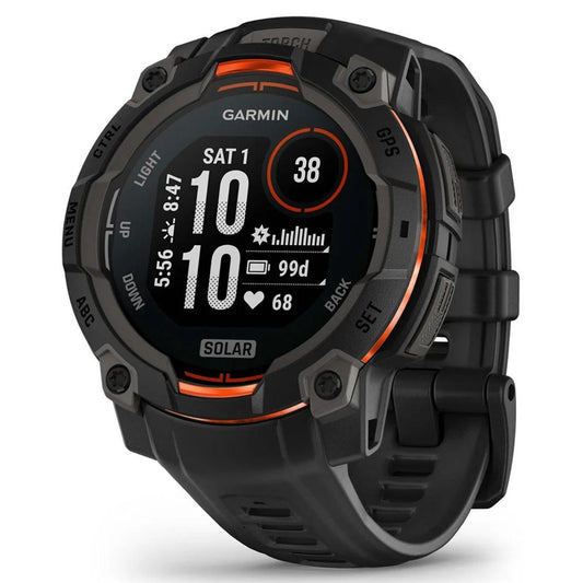 INSTINCT 3 45MM SOLAR BLACK/BLACK BAND