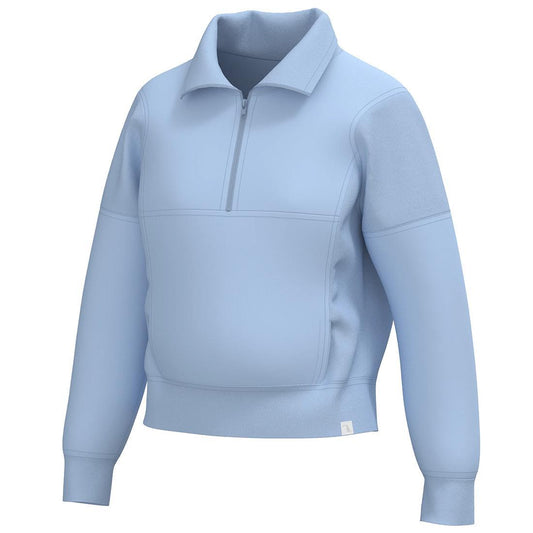 WOMENS LG VELVET FLEECE QUARTERZIP