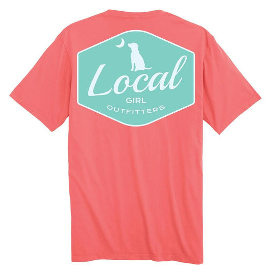 WOMENS LG BADGE S/S TEE