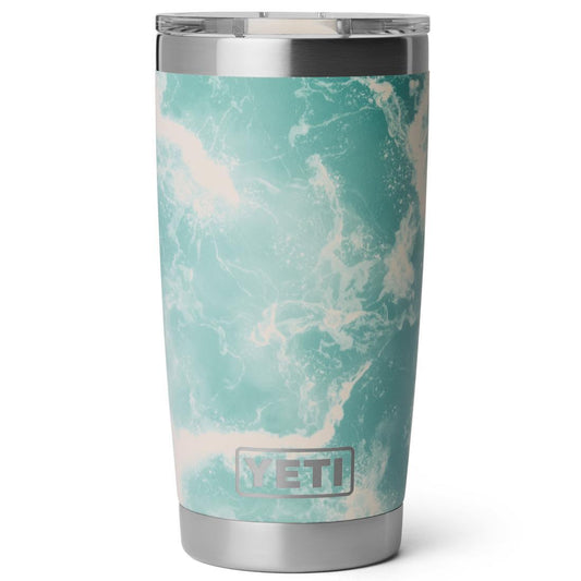 RAMBLER 20OZ TUMBLER MS SEAFOAM PATTERN