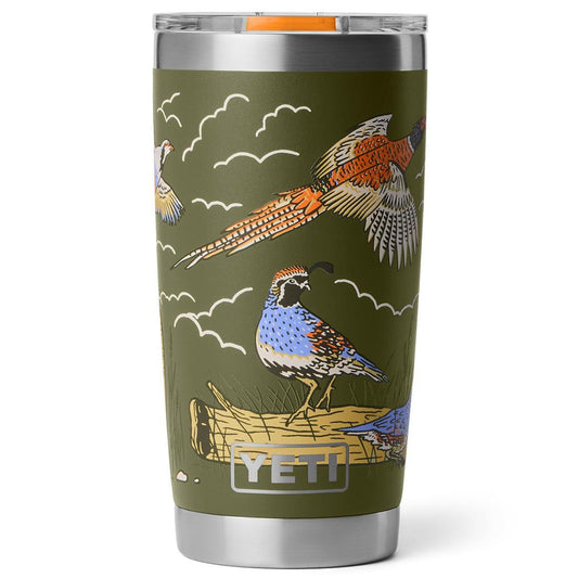 RAMBLER 20OZ TUMBLER MS UPLAND BIRD OLIVE