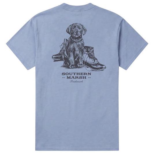 YOUTH SEAWASH PUP N BOOTS SS TEE