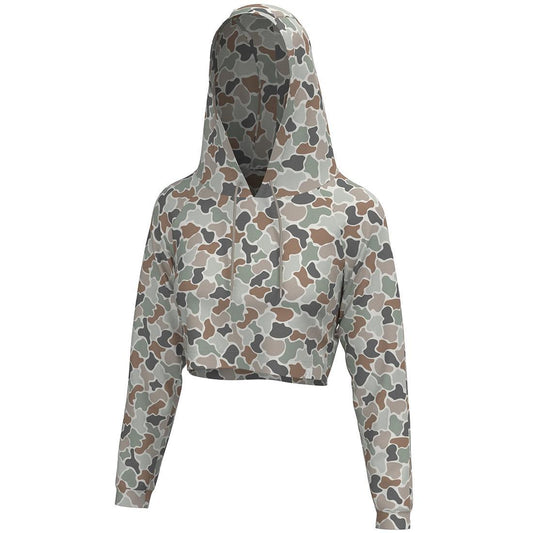 LG VELVET FLEECE CROPPED HOODIE