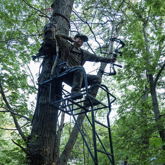HUNTER HD 1.5 18 6 LADDERSTAND