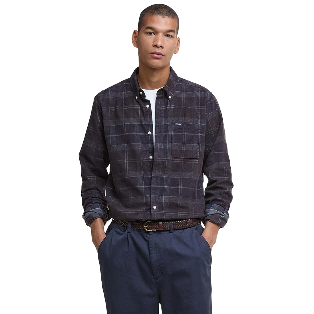 MENS BLAIR TAILORED TARTAN CORD SHIRT