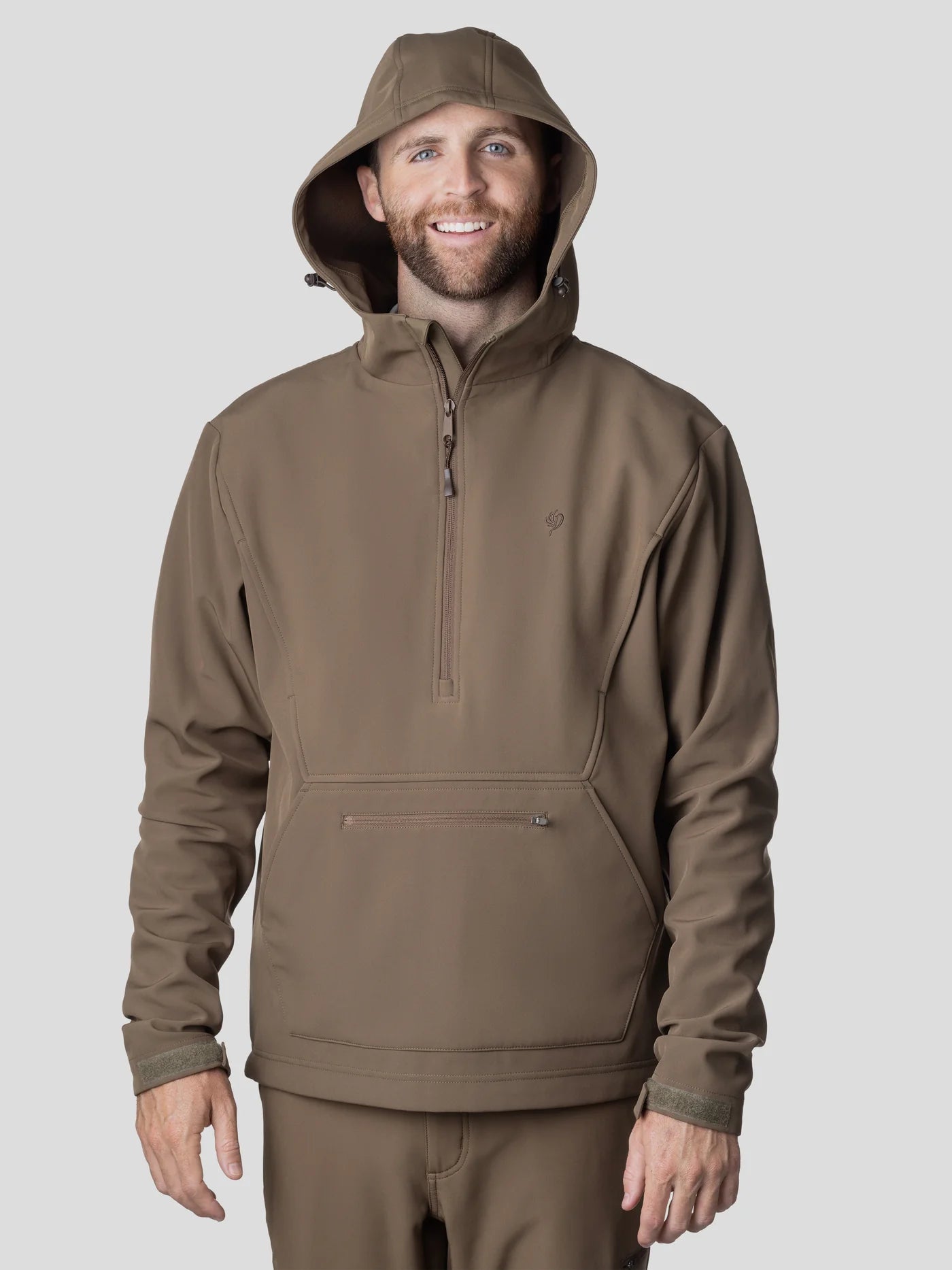 MENS CONTACT SOFTSHELL HOODIE
