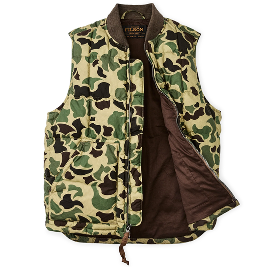 MENS WAXED DOWN VEST