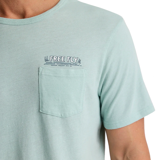 LAZY TIDES POCKET TEE