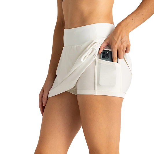 WOMENS BAMBOOLINED ACTIVE BREEZE SKORT