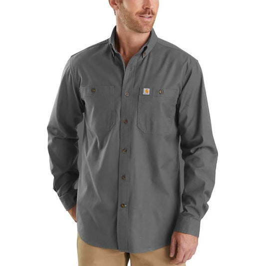 MENS RUGGED FLEX RIGBY L/S WORK SHIRT