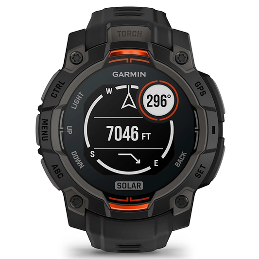 INSTINCT 3 45MM SOLAR BLACK/BLACK BAND