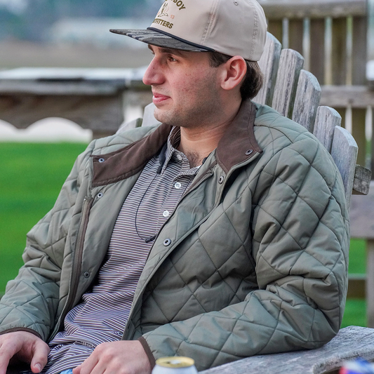 MENS DIAMOND QUILTED JACKET