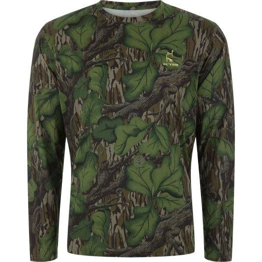 PERFORMANCE CREW CAMO PRINT L/S