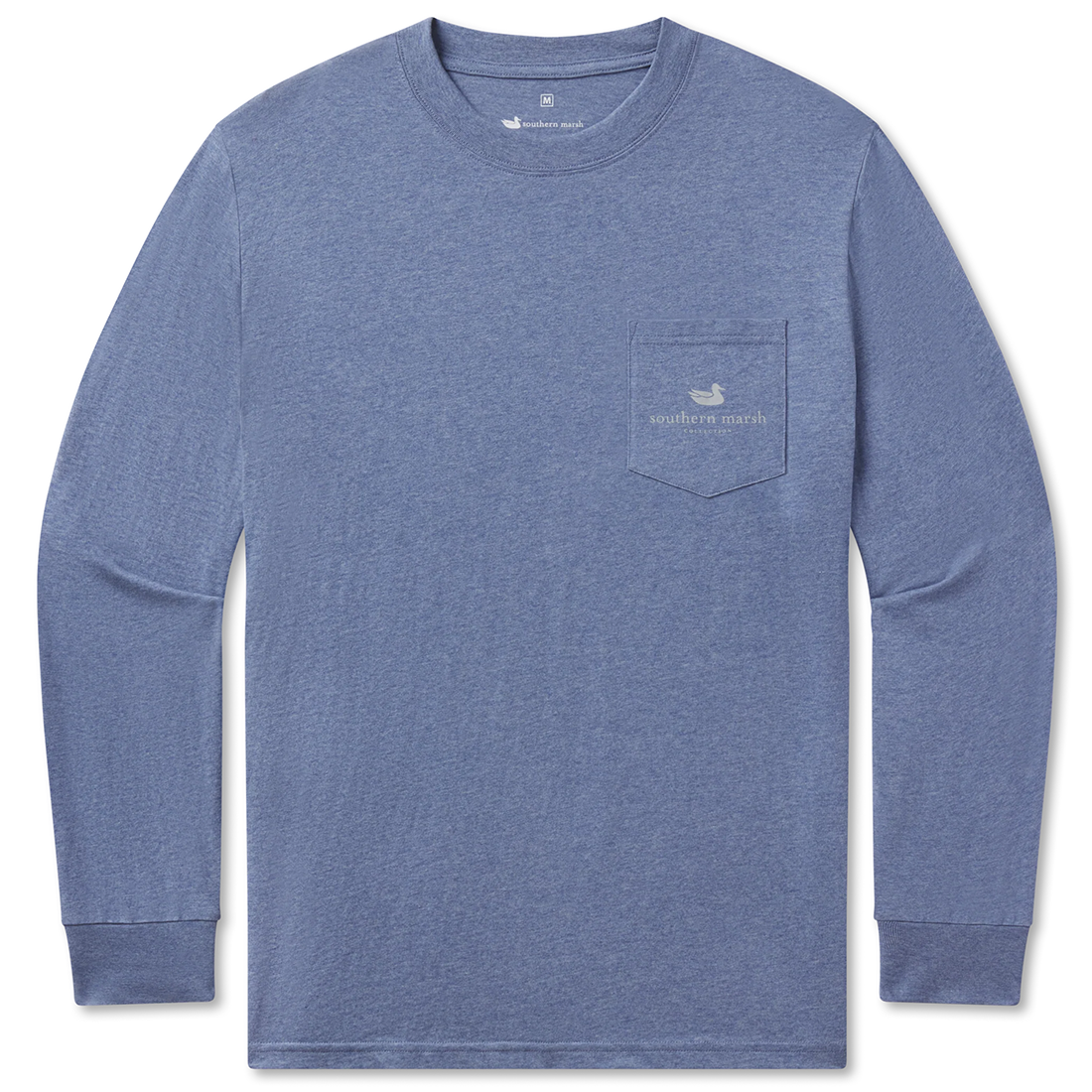 MENS L/S HERITAGE ENGRAVED TEE