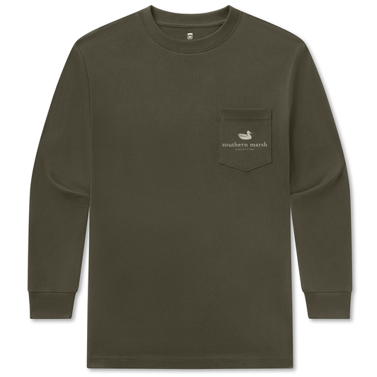 YOUTH L/S EIGHT POINT TEE