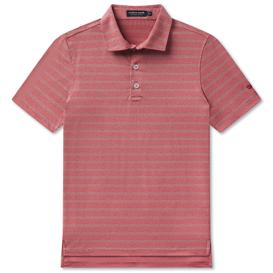 YOUTH NEWCASTLE STRIPE FEATHERLIGHT POLO