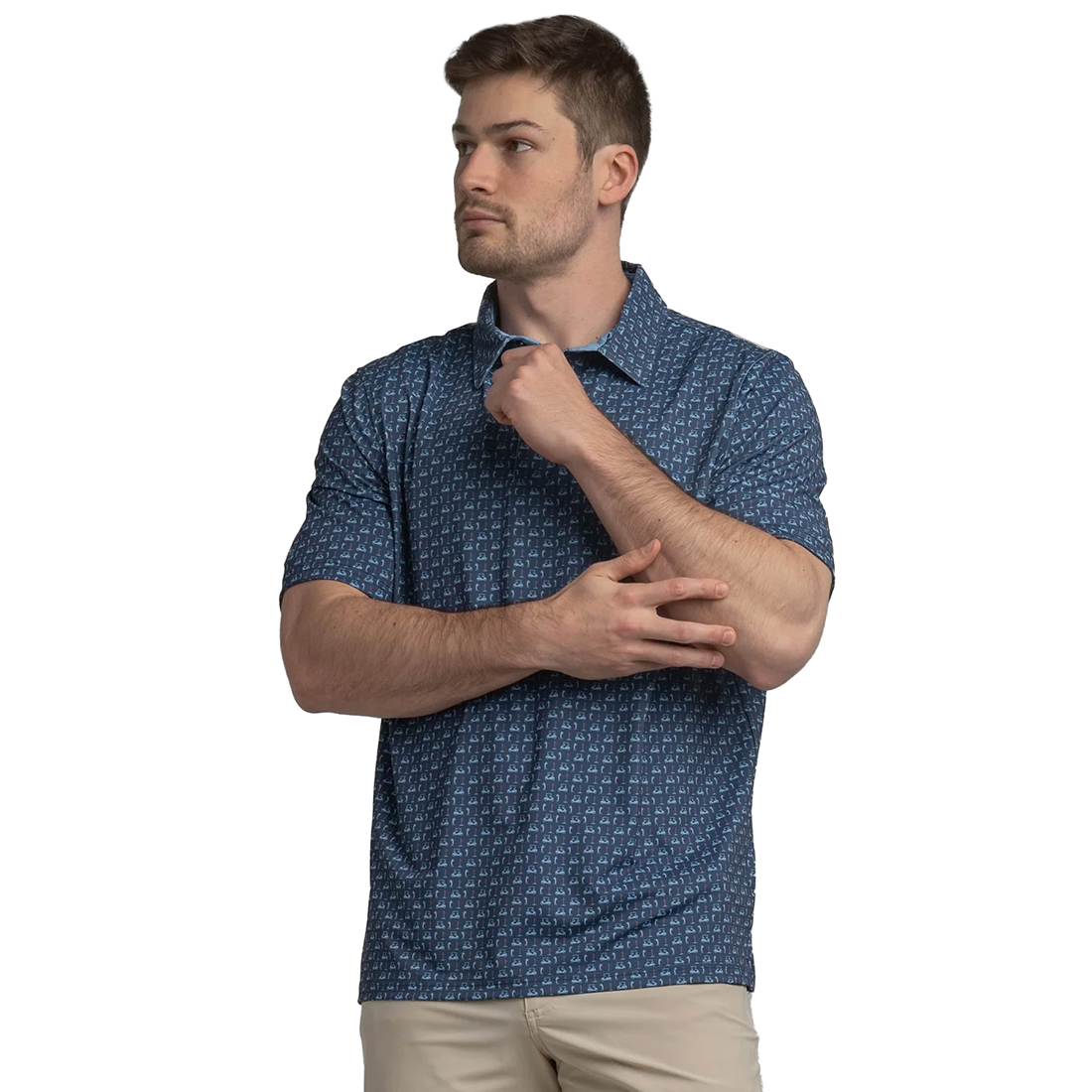 PERFECT ROUND PRINTED POLO