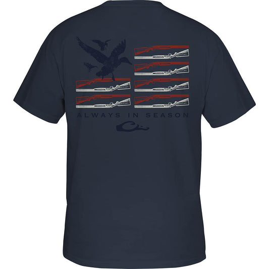 AMERICANA DUCK FLAG S/S TEE