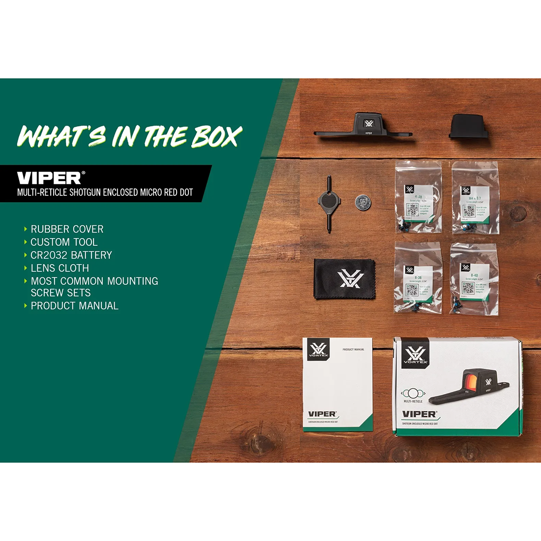 VIPER SHOTGUN MICRO RED DOT MULTI RETICLE