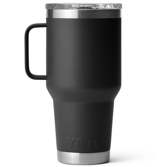 RAMBLER 30OZ TRAVEL MUG BLACK