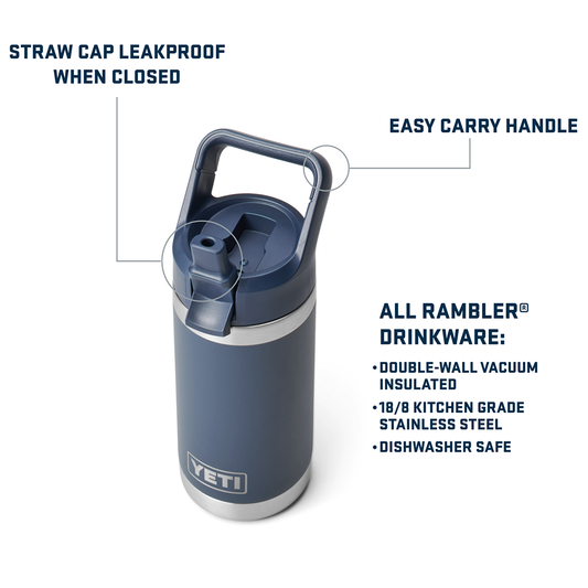 RAMBLER JR 12OZ KIDS BOTTLE CHERRY BLOSSOM