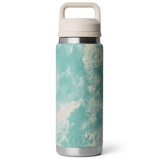 RAMBLER 26OZ C BOTTLE CHUG SEAFOAM PATTERN